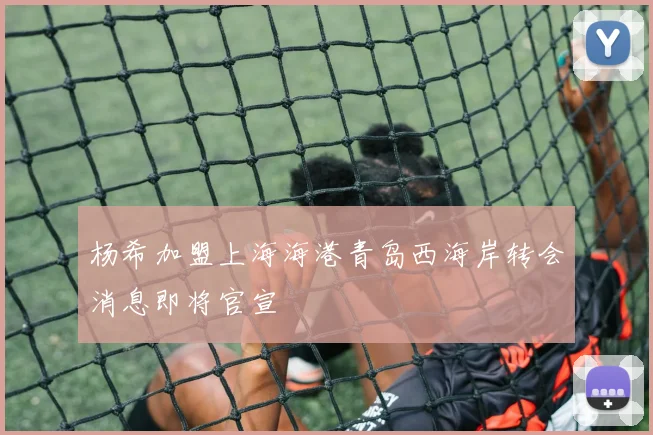 杨希加盟上海海港青岛西海岸转会消息即将官宣